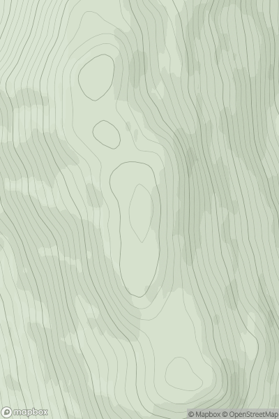 Thumbnail image for Beinn an t-Sidhein [Loch Lomond to Strathyre] showing contour plot for surrounding peak